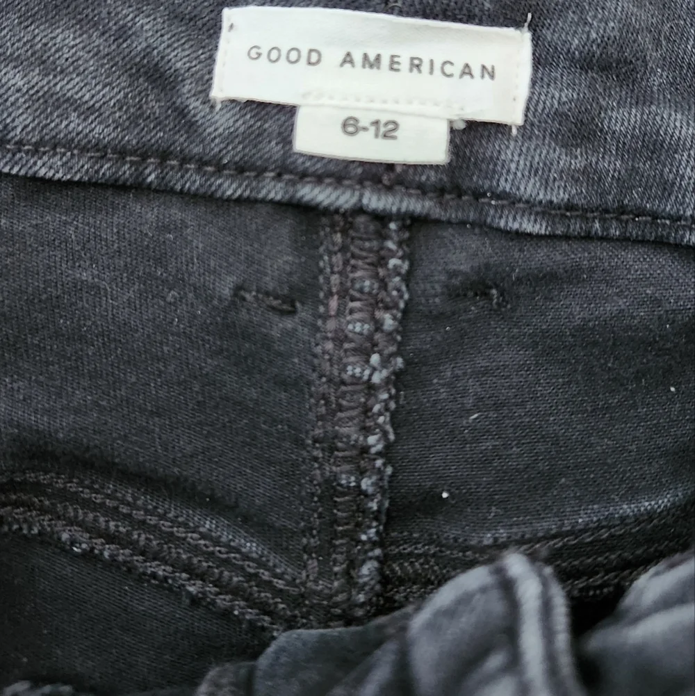 Good American Good Legs Straight Black 255 Jeans 6-12 - Picture 7 of 10